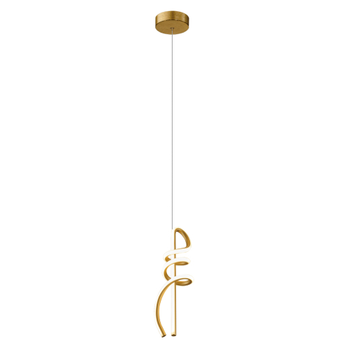 Подвесной светильник Delight Collection Clef MD24083012-1A gold изображение в интернет-магазине Cramer Light фото 3