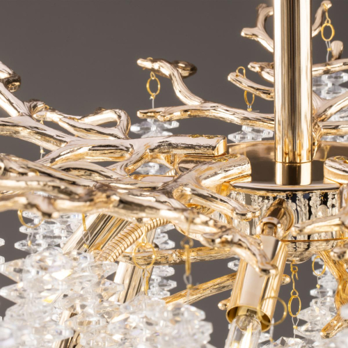 Люстра на штанге Freya Mineral FR1010CL-08G изображение в интернет-магазине Cramer Light фото 6