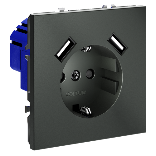 Розетка с USB, А+А Voltum S70 VLS040406 дополнительное фото фото 4