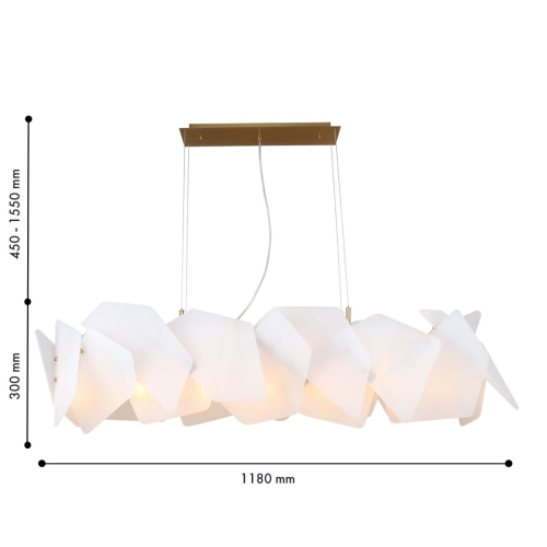 Подвесная люстра Favourite Lanvin 4725-12P изображение в интернет-магазине Cramer Light фото 2