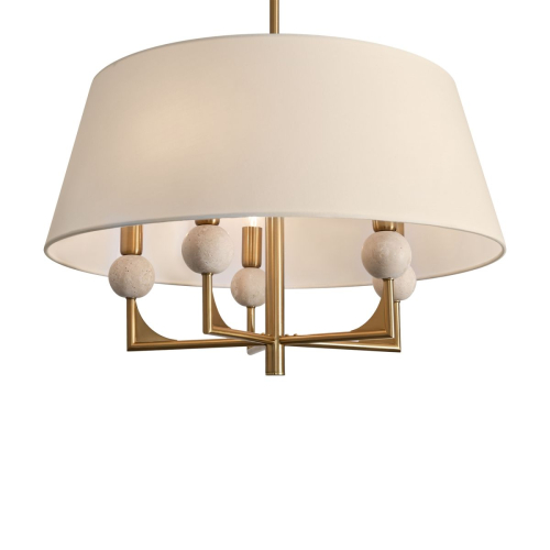 Люстра на штанге Freya Riley FR2043CL-05BS1 изображение в интернет-магазине Cramer Light фото 4