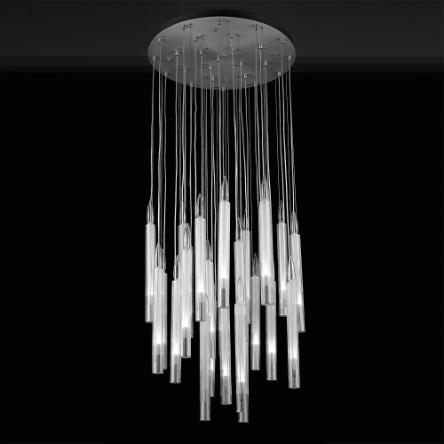 Подвесной светильник Delight Collection Candle P68094-25 chrome изображение в интернет-магазине Cramer Light фото 2