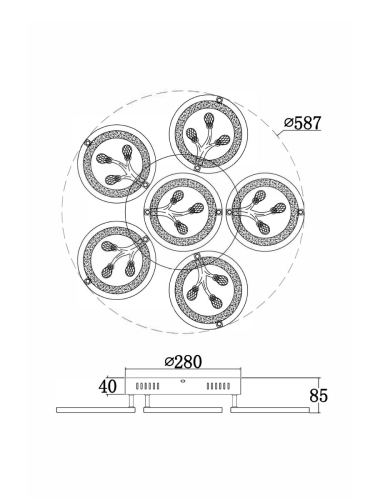 Потолочный светильник Freya Bodge FR10017CL-L92W изображение в интернет-магазине Cramer Light фото 18