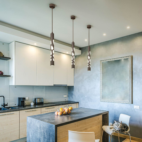 Подвесной светильник Eurosvet DLR037 12W 4200K кофейный a055596 изображение в интернет-магазине Cramer Light фото 3