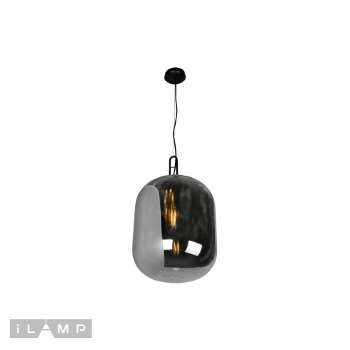 Подвесной светильник iLamp Mono 8792L/1P GR+BK изображение в интернет-магазине Cramer Light фото 2