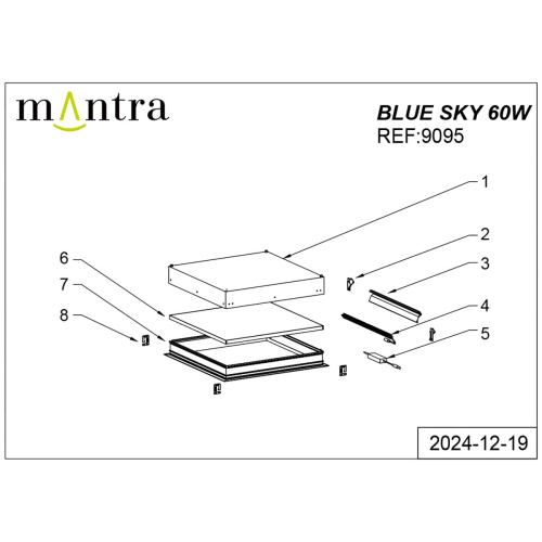 Встраиваемый светильник Mantra Blue Sky 9095 изображение в интернет-магазине Cramer Light фото 10