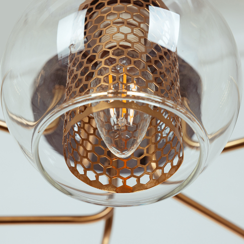 Потолочная люстра Arte Lamp Manchester A7045PL-6BK изображение в интернет-магазине Cramer Light фото 5