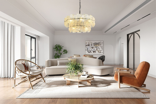 Подвесная люстра Delight Collection BRCH9161WG nickel изображение в интернет-магазине Cramer Light фото 3