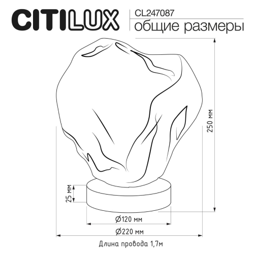 Настольная лампа Citilux Rocka CL247087 изображение в интернет-магазине Cramer Light фото 11