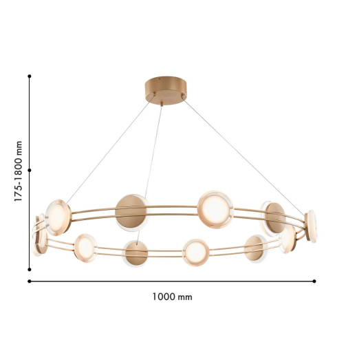 Подвесная люстра Favourite Yo-yo 4334-12P изображение в интернет-магазине Cramer Light фото 2