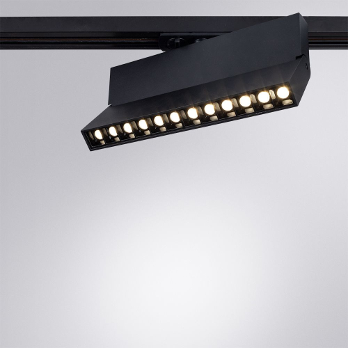 Трековый светильник Arte Lamp Flash A4572PL-1BK изображение в интернет-магазине Cramer Light фото 2
