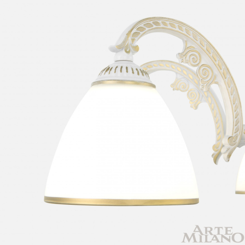 Подвесная люстра Arte Milano 340837/6 WT+G изображение в интернет-магазине Cramer Light фото 5
