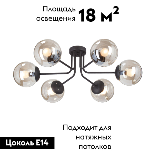 Потолочная люстра Vitaluce V4998-1/6PL изображение в интернет-магазине Cramer Light фото 2