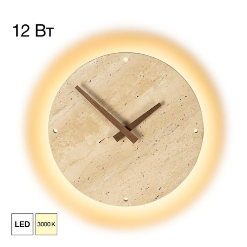 Настенный светильник с часами Citilux Mares CL246015 изображение в интернет-магазине Cramer Light