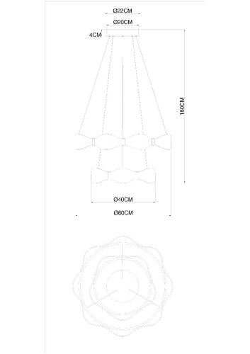 Подвесная люстра Arte Lamp Grace A1868SP-2PB изображение в интернет-магазине Cramer Light фото 2