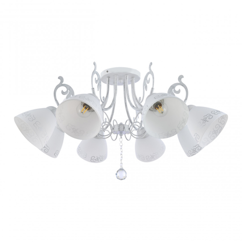Потолочная люстра Arte Milano 341900/8 WT+SL изображение в интернет-магазине Cramer Light фото 4