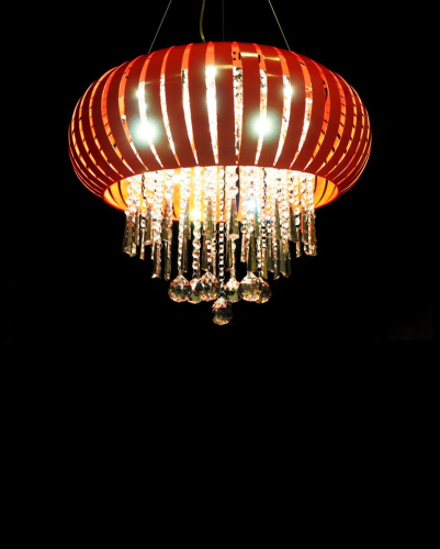 Подвесная люстра Lumina Deco Armada LDP 878 RD изображение в интернет-магазине Cramer Light фото 4