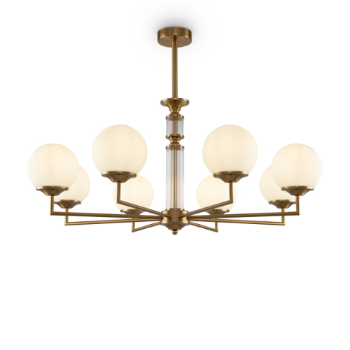 Люстра на штанге Freya Bolas FR5185PL-08BS изображение в интернет-магазине Cramer Light