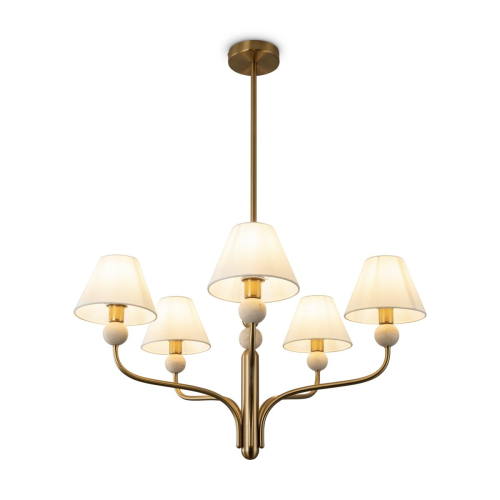 Люстра на штанге Freya Aurelia FR2058PL-05BS изображение в интернет-магазине Cramer Light фото 4