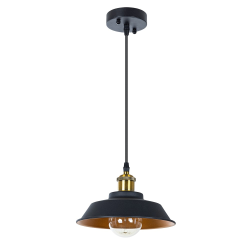 Подвесной светильник Arte Lamp Cappello A7038SP-1BK изображение в интернет-магазине Cramer Light