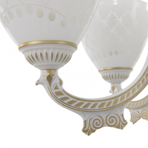 Подвесная люстра Arte Milano 343837/8 WT+G изображение в интернет-магазине Cramer Light фото 4