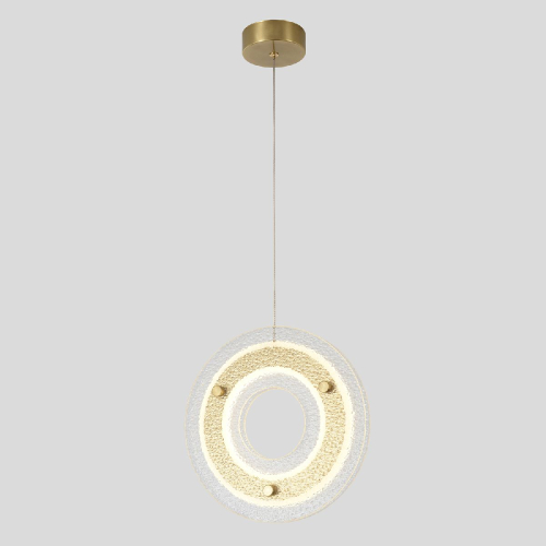 Подвесной светильник Crystal Lux DIEGO SP25W LED BRASS изображение в интернет-магазине Cramer Light фото 2