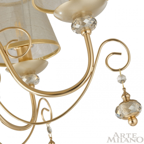 Подвесная люстра Arte Milano 347620/8 FGD изображение в интернет-магазине Cramer Light фото 7