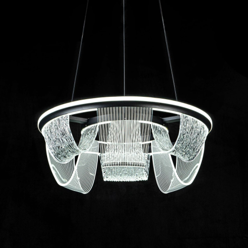 Подвесной светильник LED4U L7706-460 BK изображение в интернет-магазине Cramer Light фото 3