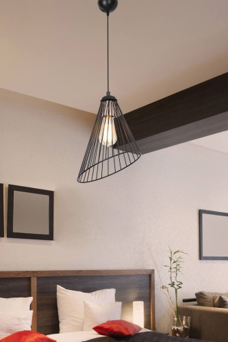Подвесной светильник Toplight Jeannine TL1608H-01BK изображение в интернет-магазине Cramer Light фото 3