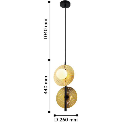 Подвесная люстра Favourite Sonnenblume 2356-2P изображение в интернет-магазине Cramer Light фото 5