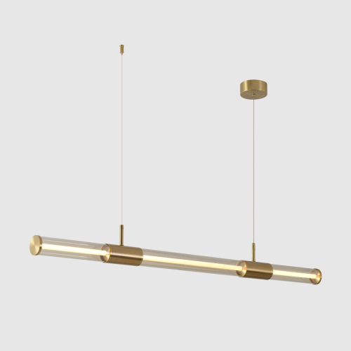 Подвесной светильник Crystal Lux LINEUP SP24W LED BRASS изображение в интернет-магазине Cramer Light фото 3
