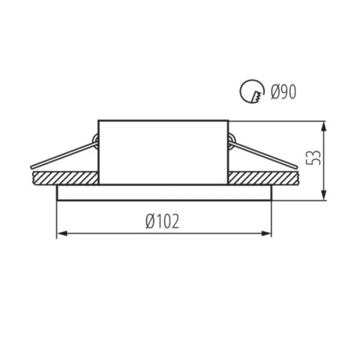 Встраиваемый светильник Kanlux Imines DSO-W 29031 изображение в интернет-магазине Cramer Light фото 4