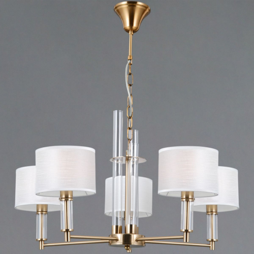 Подвесная люстра Illumico IL0755-5PSQ-25 BRASS GENOA изображение в интернет-магазине Cramer Light