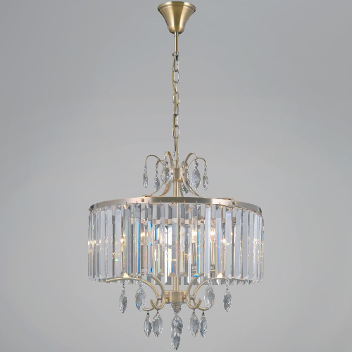 Подвесная люстра Illumico IL3519-5PSQ-24 AB LYRA изображение в интернет-магазине Cramer Light фото 2