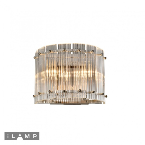 Настенный светильник iLamp Silverstone W9503-2 Nickel изображение в интернет-магазине Cramer Light