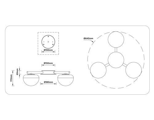 Потолочный светильник Ambrella Light High Light Modern LH12006 изображение в интернет-магазине Cramer Light фото 7