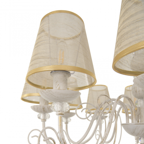 Подвесная люстра Arte Milano 347620/10 WT+G изображение в интернет-магазине Cramer Light фото 7