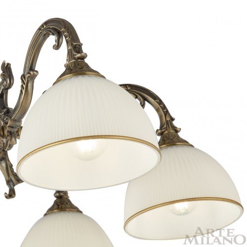 Потолочная люстра Arte Milano 346410/8 AB изображение в интернет-магазине Cramer Light фото 6