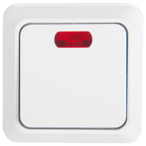 Выключатель 1-клавишный General Альфа 477001 дополнительное фото