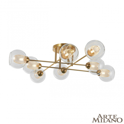 Потолочная люстра Arte Milano Neapolis 272880/8 GD изображение в интернет-магазине Cramer Light