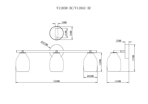 Спот Moderli Adalina V11838-3C изображение в интернет-магазине Cramer Light фото 10