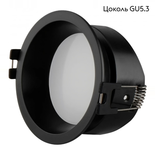 Встраиваемый светильник Denkirs Deep DK3103-BK изображение в интернет-магазине Cramer Light фото 2