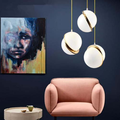 Подвесной светильник Delight Collection Crescent 9182P/3S brass изображение в интернет-магазине Cramer Light фото 5