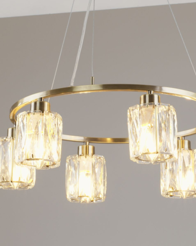 Подвесная люстра Moderli Prismique V11684-6P изображение в интернет-магазине Cramer Light фото 4