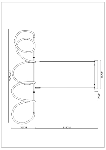 Подвесной светильник Arte Lamp Klimt A2850SP-75BK изображение в интернет-магазине Cramer Light фото 2