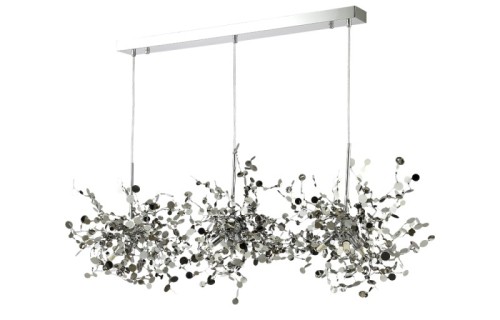 Подвесной светильник Crystal Lux GARDEN SP3х3 L1200 CHROME изображение в интернет-магазине Cramer Light