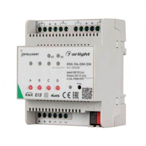 Диммер Arlight INTELLIGENT Arlight KNX-104-DIM-DIN 025658 дополнительное фото