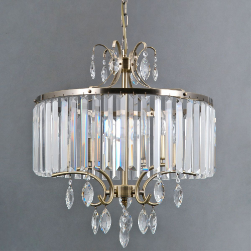 Подвесная люстра Illumico IL3519-5PSQ-24 AB LYRA изображение в интернет-магазине Cramer Light фото 3