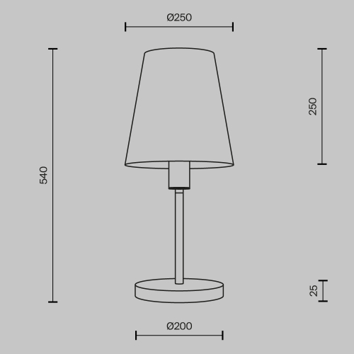 Настольная лампа Maytoni Lira MOD483TL-01BS изображение в интернет-магазине Cramer Light фото 7