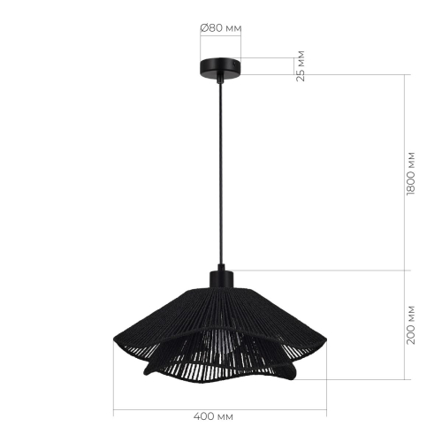 Подвесной светильник Evoluce Verve SLE6023-403-01 изображение в интернет-магазине Cramer Light фото 6